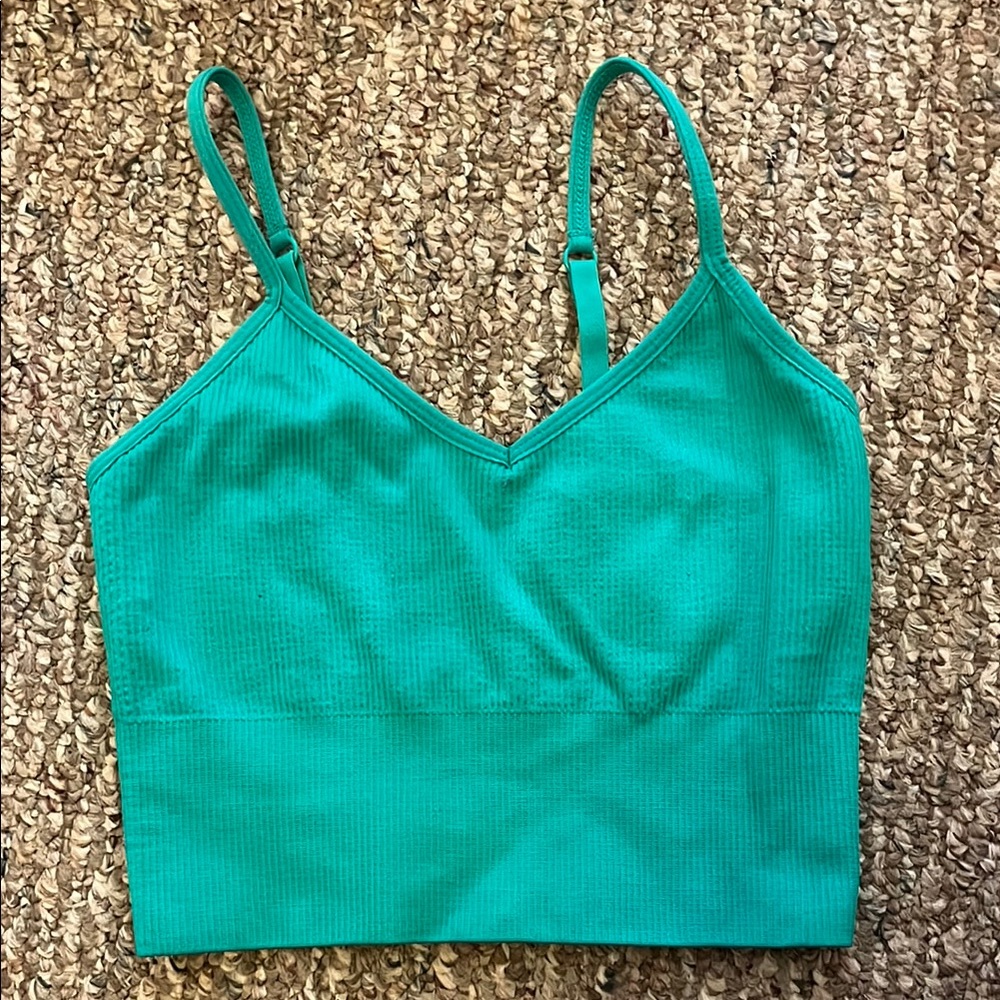 Target Teal Crop Top